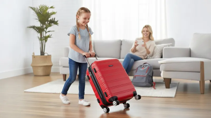 Rockland Melbourne Hardside Expandable Spinner Wheel Luggage