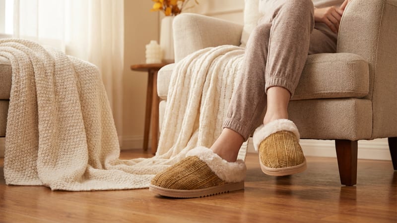 Floopi Chenille Knit Slippers