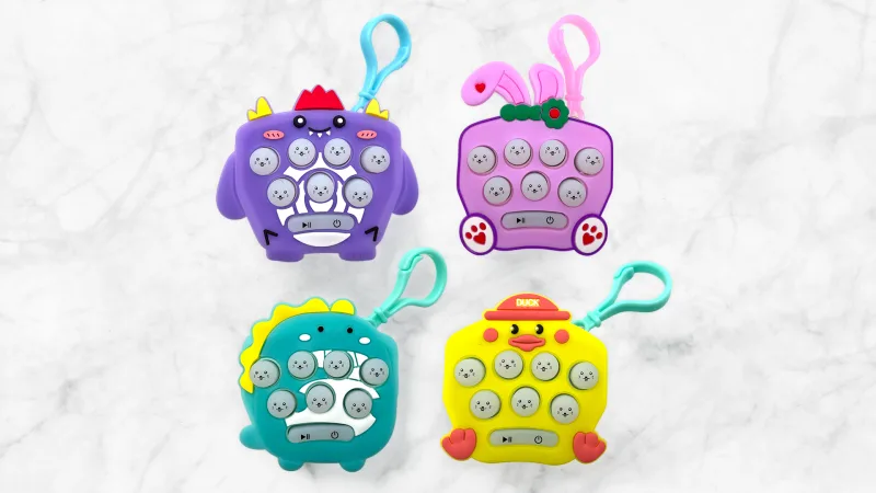 4-Pack: Odyssey Toys Whack-A-Pals Pocket Game