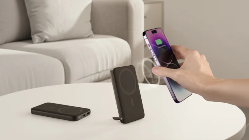 2-Pack: AUKEY MagFusion 10000mAh Magnetic Wireless Charging Power Bank