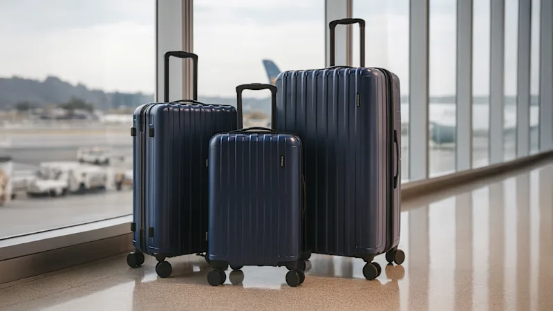 Olympia USA Sidewinder 3-Piece Expandable Hardside Spinner Set
