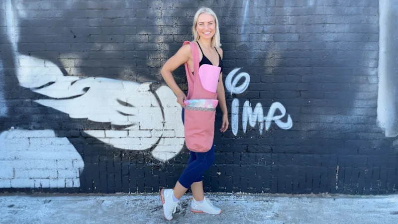 JupiterGear Yoga Mat Carrying Tote Bag with Large Pockets