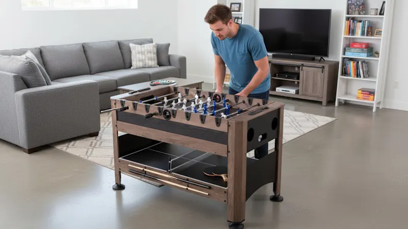 The Four-Game Swivel Table