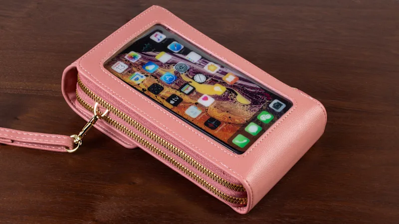 Heidi & Oak Crossbody Phone Purse with Touchscreen Window