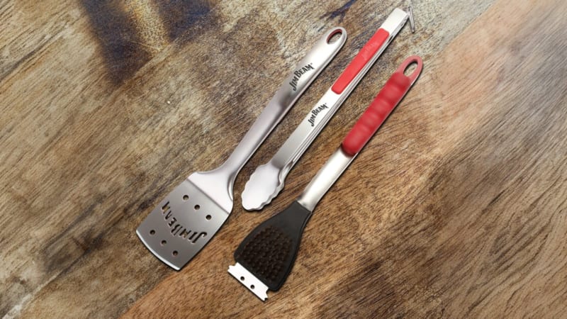 Jim Beam 3-Piece Grill Tool Set