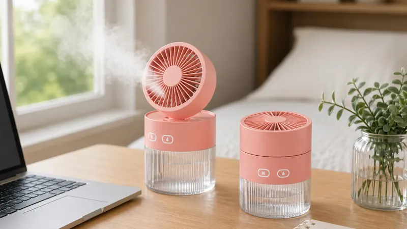 Infinite Basics Compact Desktop Misting Fan