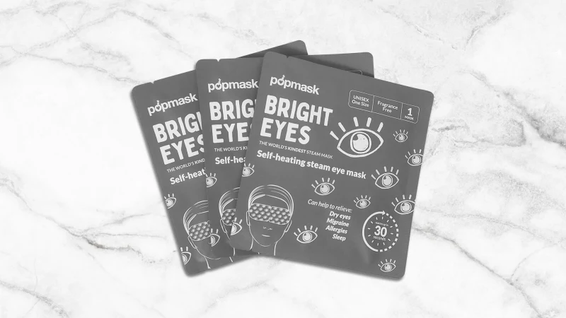 18-Pack: Popmask Bright Eyes Self-Warming Eye Masks