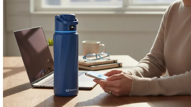 The Smart Hydration Tracking Water Bottle (32 Oz.)