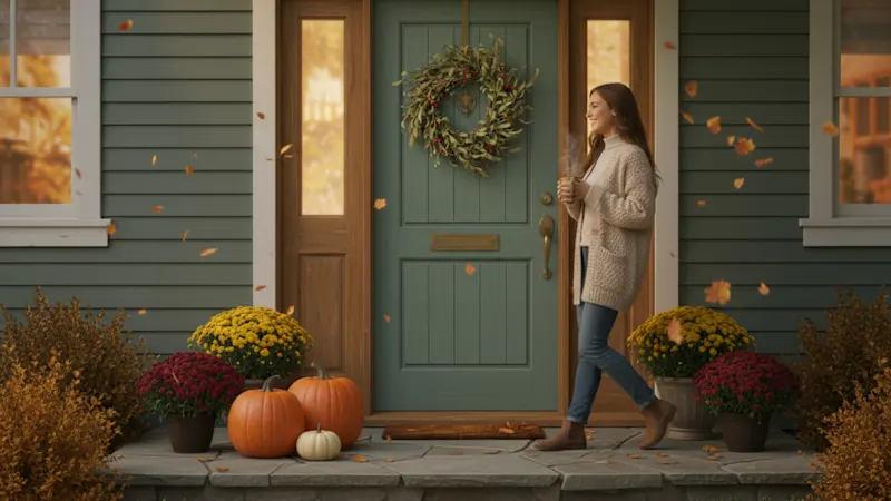 National Tree Company 22" Autumn Grass Wreath