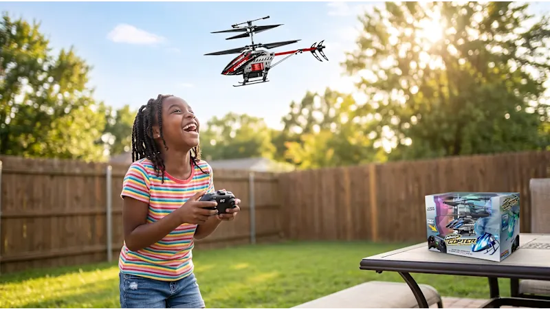 The Illuminated Remote Control Helicopter