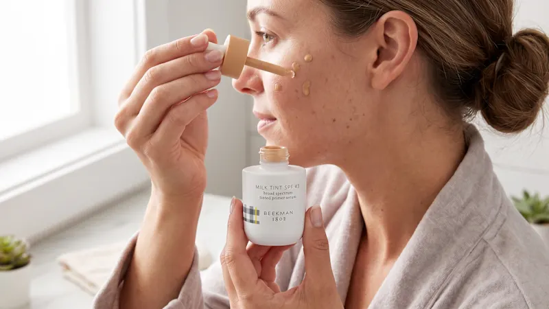 2-Pack: Beekman 1802 SPF 43 Tinted Primer Serums