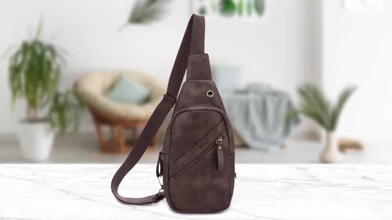 Malibu Skye Lynnelle Sling Bag with Front Zipper Pocket