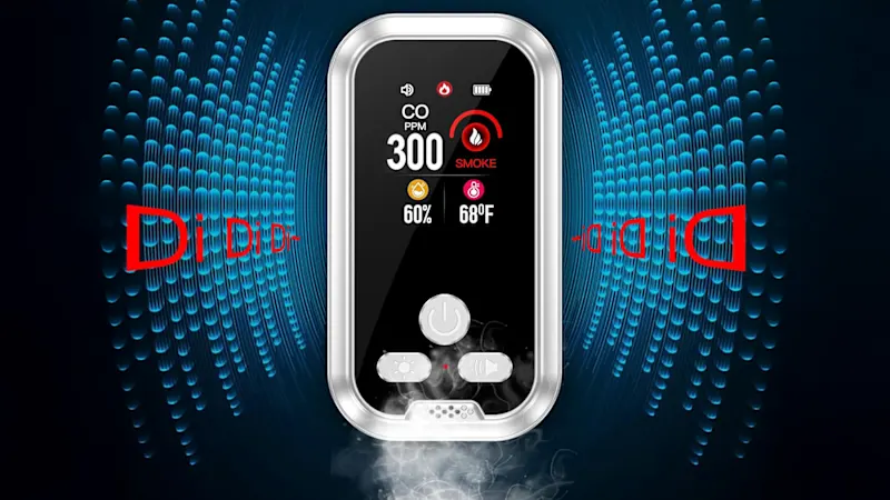 Hakol 4-In-1 2000mAh Smoke & Carbon Monoxide Detector