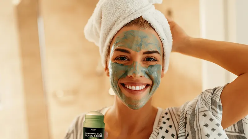 3-Pack: Amore Paris Green Tea Purifying Clay Mask Tubes