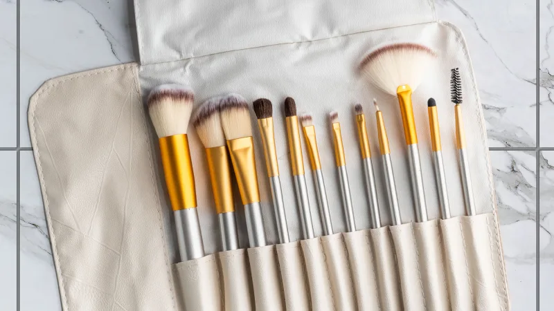 Makeup Brush Studio 12-Piece Set with Travel Case