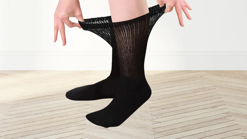 6-Pack: Ciana Unisex Diabetic Soft Cotton Blend Ankle Socks