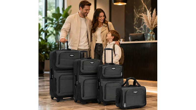 Travel Select Amsterdam 4-Piece Softside Luggage Set