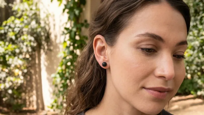 Titans Lava Stone Ear Studs and Optional Essential Oils