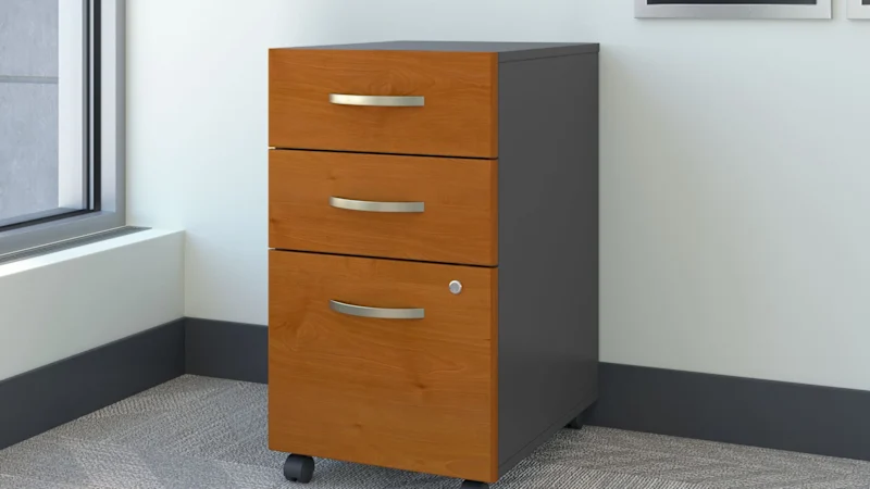 Series C 3 Drawer Mobile File Cabinet - Assembled