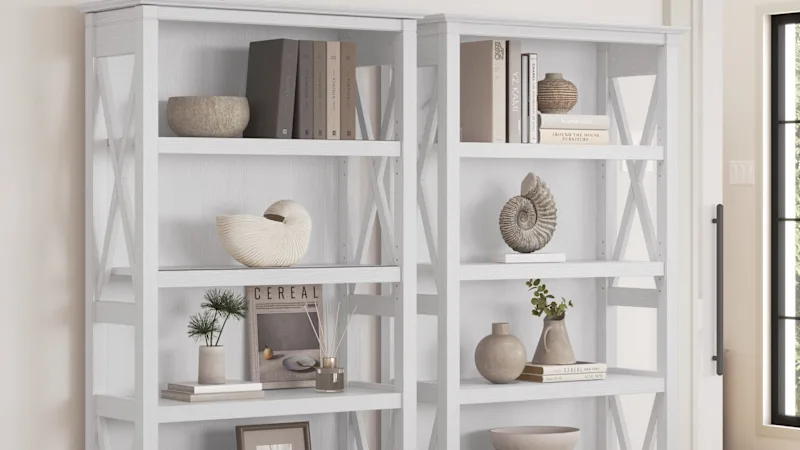Key West 5 Shelf Bookcase Set