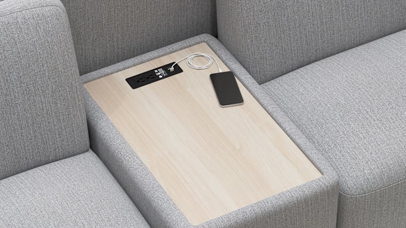 Assemble Modular Side Table with Charging Station