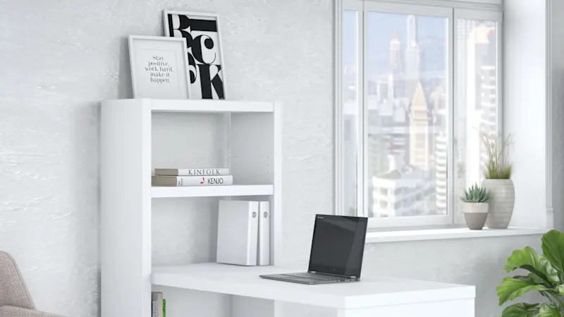 Echo 56W Bookcase Desk