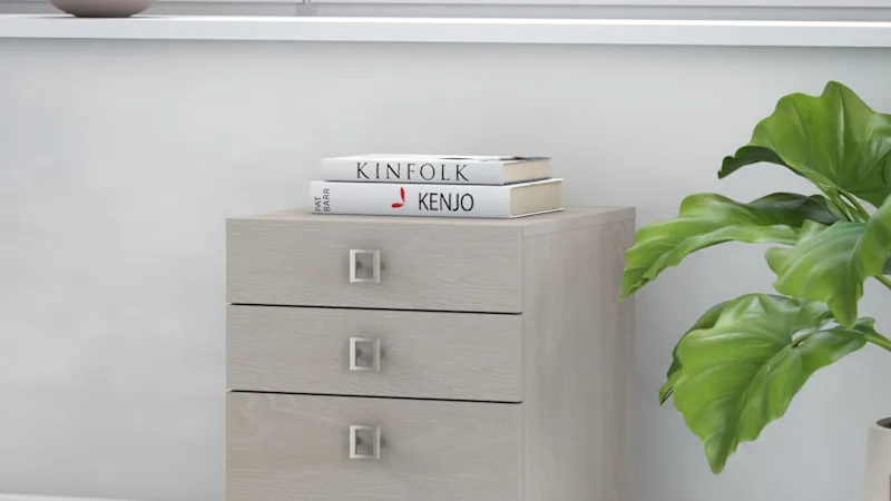 Echo 3 Drawer Mobile File Cabinet