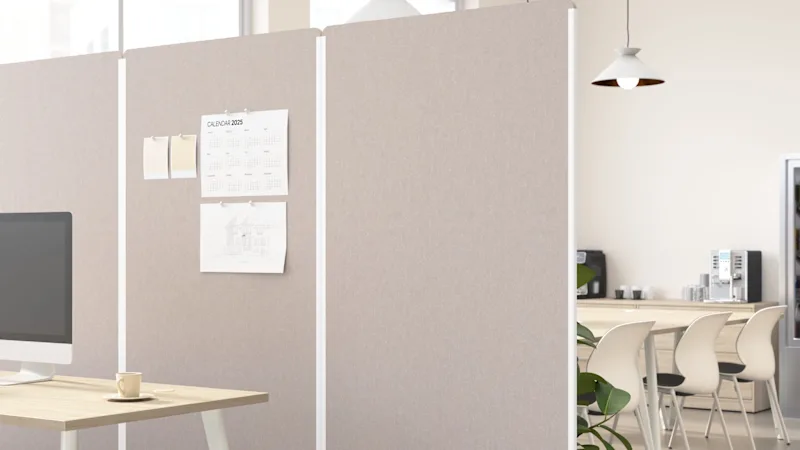 34W x 72H Freestanding Privacy Screen