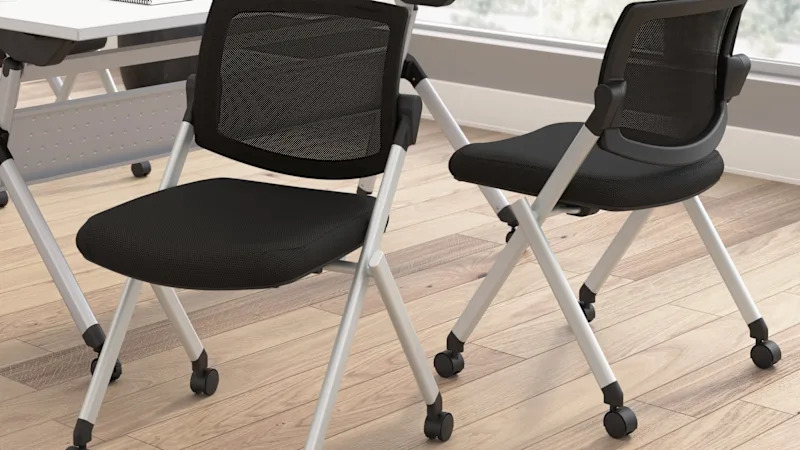 2-Pack: Envision Mesh Back Folding Chairs