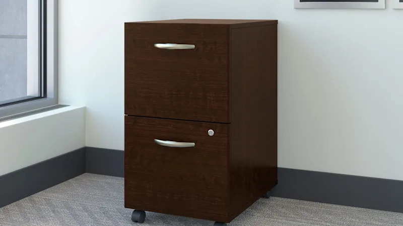 Series C 2 Drawer Mobile File Cabinet - Assembled