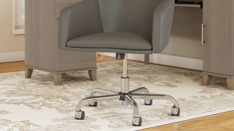 London Mid Back Modern Box Chair