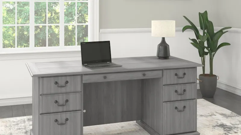 Saratoga Executive Desk with Drawers