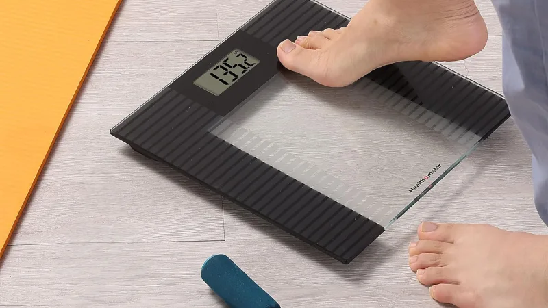 Health-o-Meter Digital Glass Body Weight Tracking Bathroom Scale