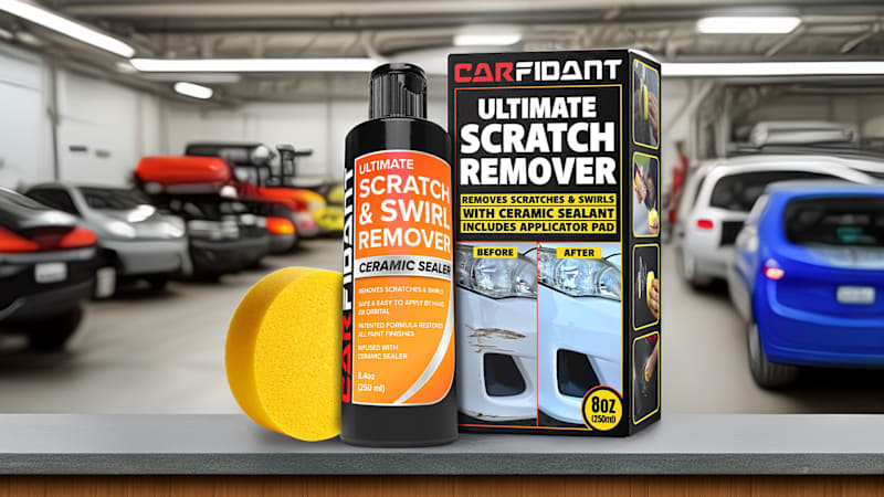 Krediz Car Paint Scratch Remover & Restorer Kit with Polishing Buffer Pad 100mL