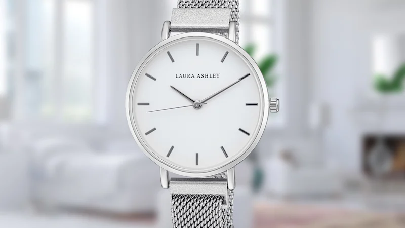 Laura Ashley Alloy Sleek Magnet Bracelet Watch