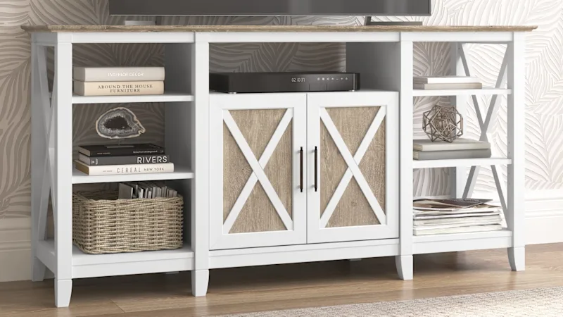 Key West Tall TV Stand for 65 Inch TV