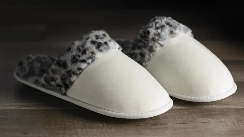 Kathy Ireland Violet Scuff Slippers