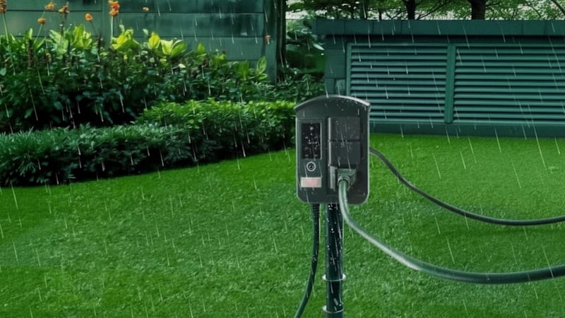 BN-Link Outdoor Power Strip with 25FT Extension Cord & Timer
