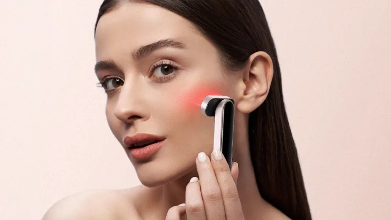 VEVOR 7-Color LED & Red Light Therapy Microcurrent Facial Wand