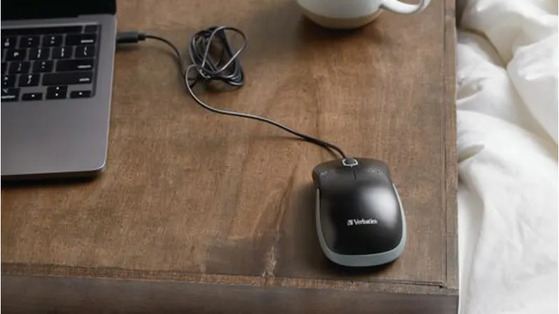 2-Pack: Verbatim Silent Wired USB-C Optical Mouse