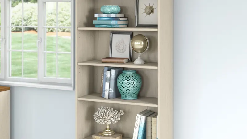 Fairview Tall 5 Shelf Bookcase