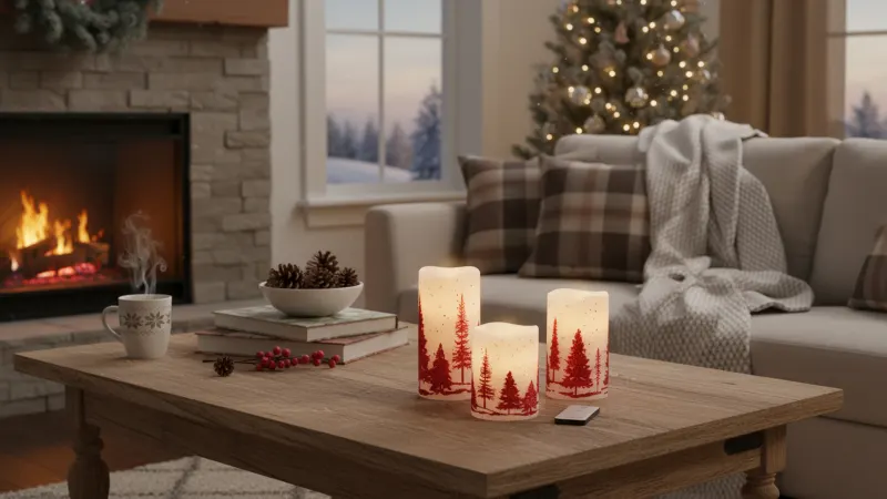 Artemis 6-Piece Flameless LED Wax Candle with Remote