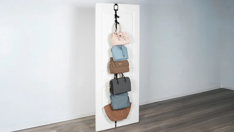 The Over-the-Door Handbag Organizer