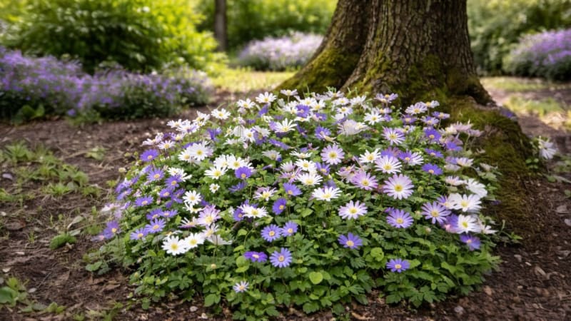 Anemone Blanda Colorful Mixed Flowers (30 Bulbs)