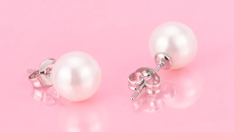 Rose And Lilly 4.0 Carat TW Cultured Pearl Earrings