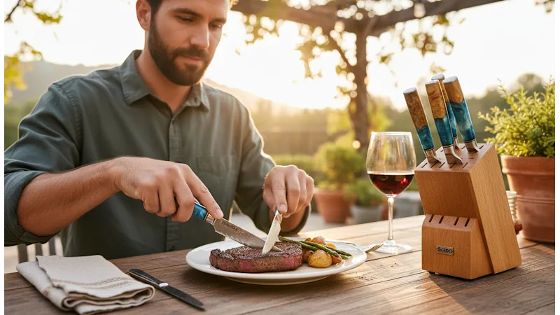 The Serrated Steak Knife Set