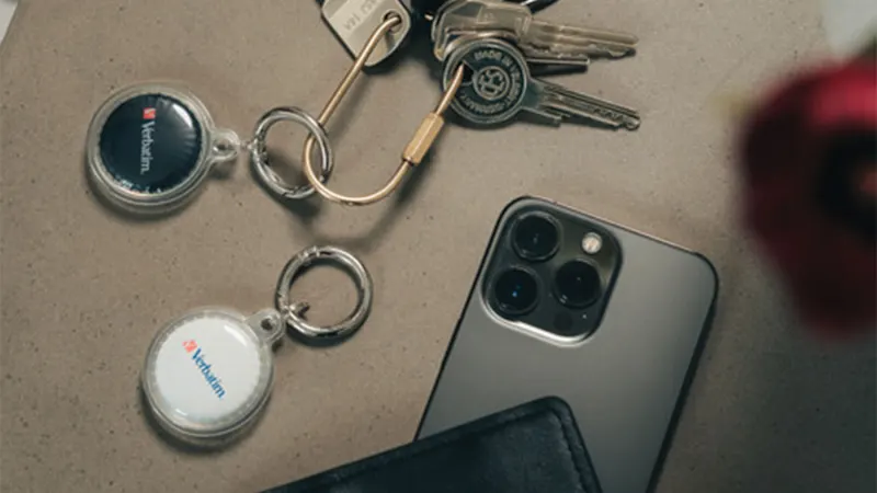 Paquete de 2: Localizador de Monedas Bluetooth Verbatim My Finder (Negro+Blanco)
