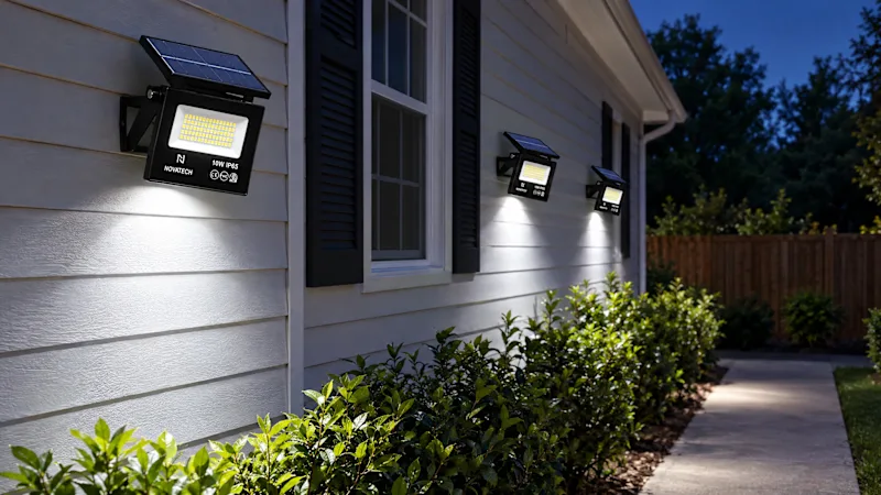 3-Pack: Hakol Super-Bright Waterproof Solar 6500K LED Spot 10W Lights