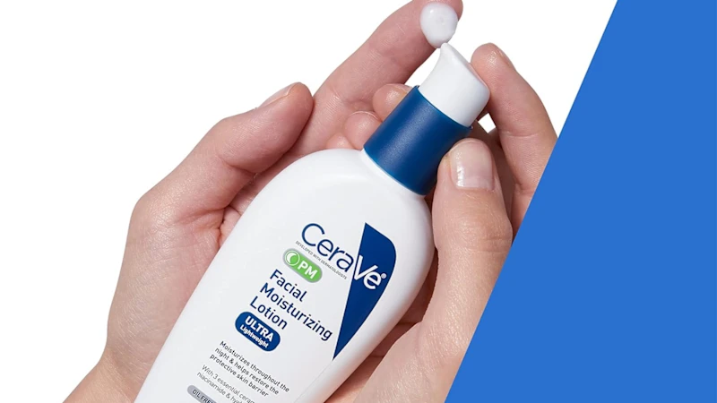 2-Pack: CeraVe PM Ultra-Lightweight Facial Moisturizing Lotion (3 oz)