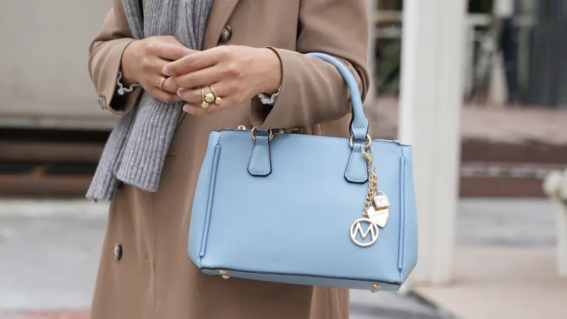 MKF Collection Ruth Vegan Leather Satchel Bag & Wallet Set by Mia K.